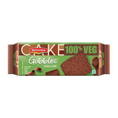 Picture of Britannia Gobbles Veg Choco Chill Cake 60g