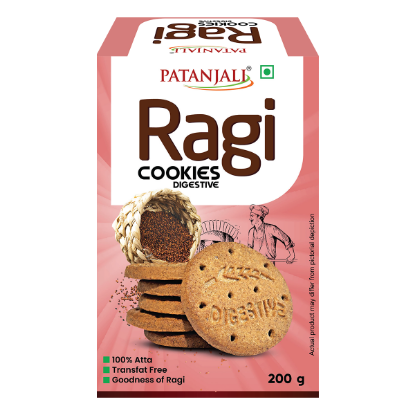 Picture of Patanjali Ragi Cookies digestive 200g