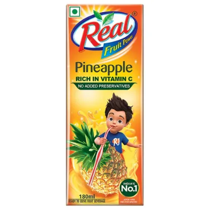 Picture of Real Fruit Power Pineapple Juice 180 ml
