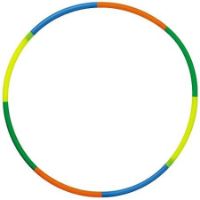 Picture of Leemo Hula Hoop Ring for Kids Multicolor Pack of 1(Random Pattern) (Small)