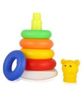 Picture of Leemo Teddy Ring Smiley Stacking Multicolor 