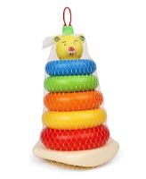 Picture of Leemo Teddy Ring Smiley Stacking Multicolor 