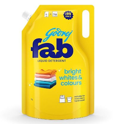Picture of Godrej Fab Liquid Detergent Refill Pouch 1Ltr