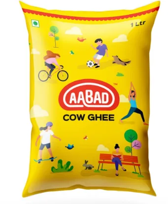Picture of Aabad Cow Ghee Pouch 1 Ltr