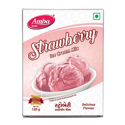 Picture of Amba Strawberry Ice Cream Mix 100g
