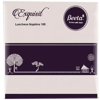 Picture of Beeta Luncheon Paper Napkins - 1 Ply 1 pc (100 Pulls)
