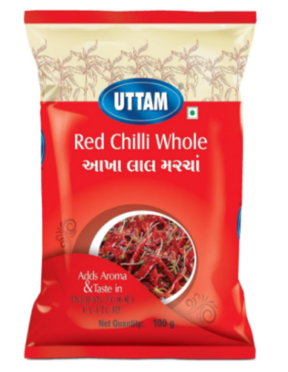 Picture of Uttam Red Chilli Whole100gm
