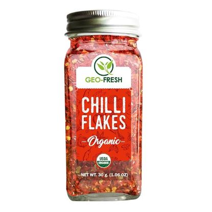 Picture of Geo Fresh Chilli Flakes Organic 30gM