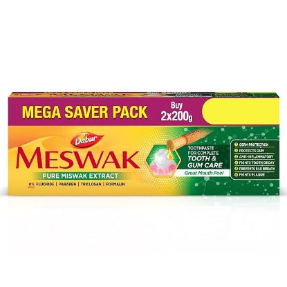 Picture of Dabur Meswak Complete Oral Care Toothpaste 400g (200g X Pack 2 )