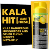 Picture of HIT Lime Fragrance Mosquito and Fly Killer Spray 200 ml