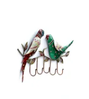 Picture of Parrot Multicolour Iron Key Holder