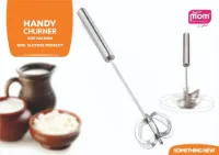 Picture of Apex Handy Churner Stainless Steel Make It Lassi Easy Press