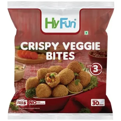 Picture of HyFun Crispy Veggie Bites - Frozen  Ready To Fry 400 g