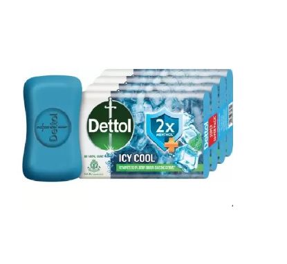 Picture of Dettol Icy Cool Bathing Soap 75gm ( Pack of 4 )