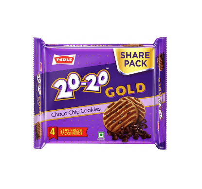 Picture of Parle 20-20 Gold Choco Chip Cookies 400gm