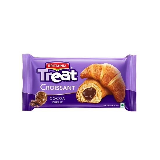 Picture of Britannia Treat Cocoa Creme Croissant 45gm