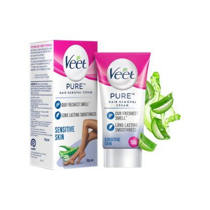 Picture of Veet Pure Hair Removal Cream (for Sensitive Skin) 50gm