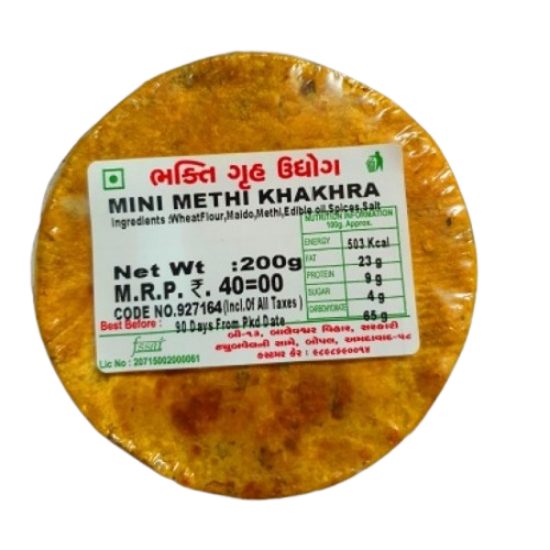 Picture of Bhakti Mini Methi Khakhra 200 gm