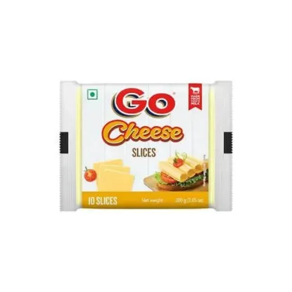 Picture of Go Cheese Slices 10 Slices 200 gm