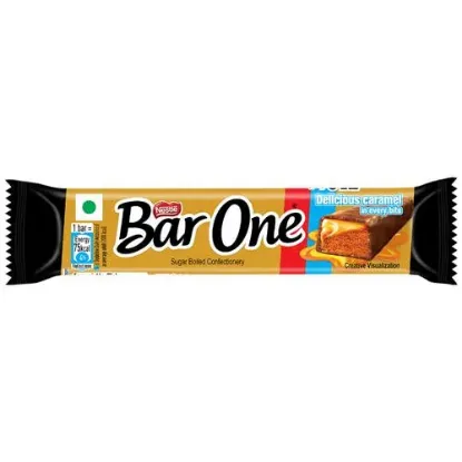 Picture of Nestle Bar One Delicious Caramel In Every Bite 20gm