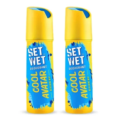 Picture of SET WET Deodorant For Men Cool Avatar Refreshing Mint, 150ml (Buy 1 get 1 Free)
