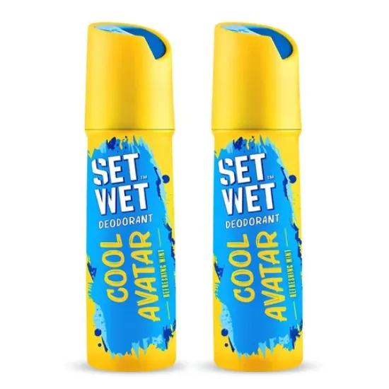 Picture of SET WET Deodorant For Men Cool Avatar Refreshing Mint, 150ml (Buy 1 get 1 Free)