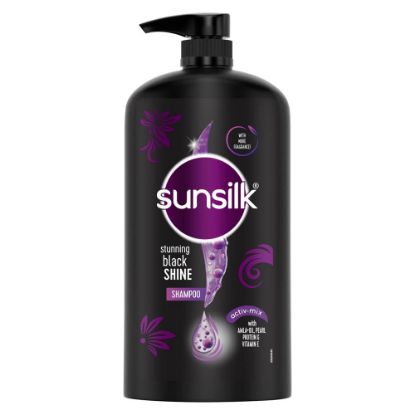 Picture of Sunsilk Stunning Black Shine Shampoo 1 Ltr