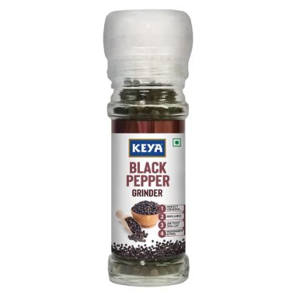 Picture of Keya Black Pepper Grinder, Black Pepper Mill 50gm