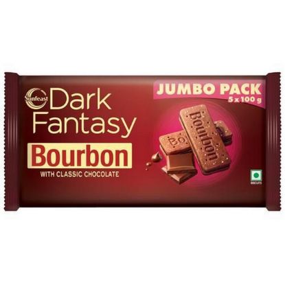 Picture of Sunfeast Dark Fantasy Bourbon With Classic Chocolate 465g