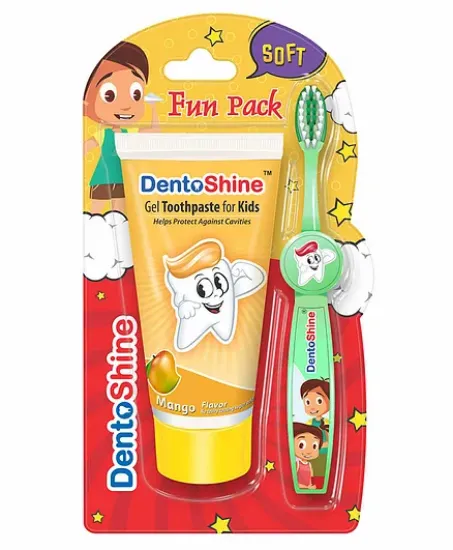 Picture of DentoShine Kids Fun Pack Mango - 80 gm