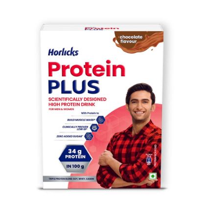 Picture of Horlicks Protein Plus Chocolate Protein Drink for Adults, 400g