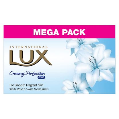 Picture of Lux International Creamy Perfection Plus For Smooth Fragrant Skin Soap 4x125gm