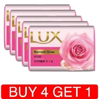 Picture of Lux Radiant Glow Rose Vitamin C + E 4*100 gm + 100Free