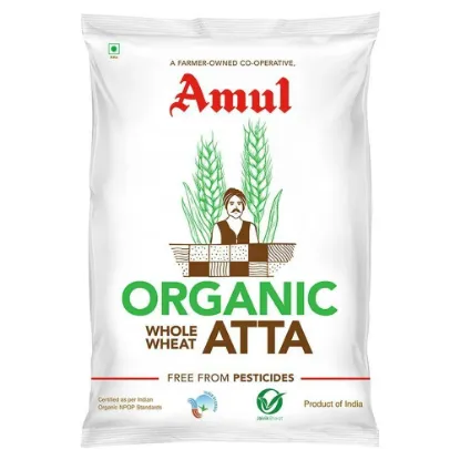 Picture of Amul Organic Whole Wheat Atta 5 kg