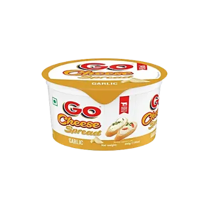 Picture of Go Cheese Spread - Garlic, 200 g Tub