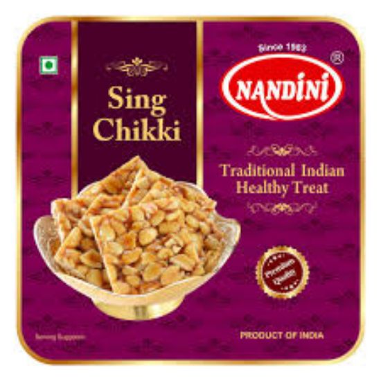 Picture of Nandini Traditional Indian Healthy Treat Sing Chikki 500gm